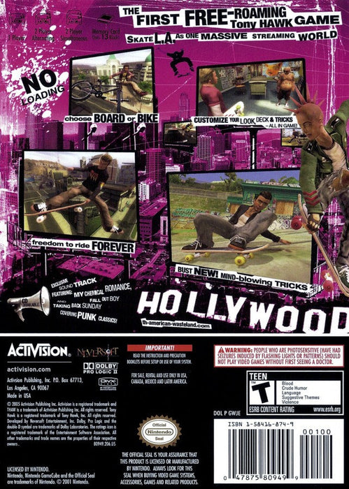 Tony Hawk's American Wasteland – GameCube (GC) - for just $22.99! 
