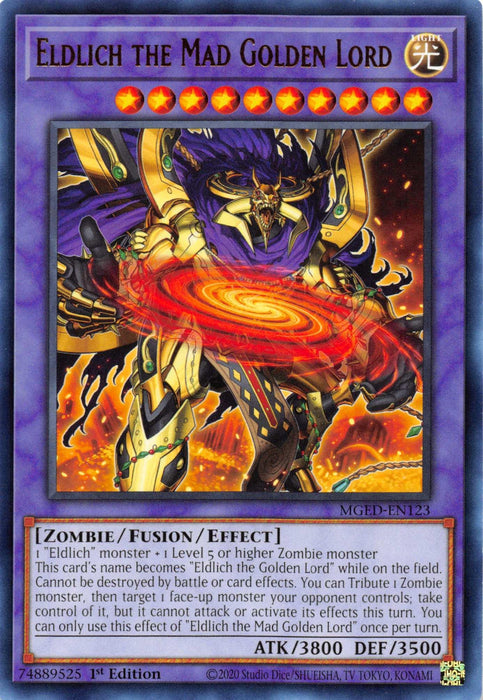 Eldlich the Mad Golden Lord [MGED-EN123] Rare - for just $0.80! 