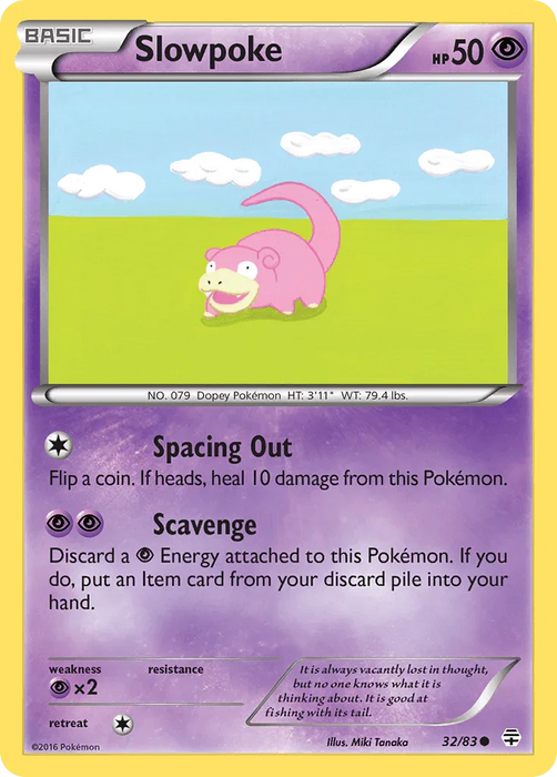 Slowpoke (32/83) [XY: Generations] - for just $0.20! 