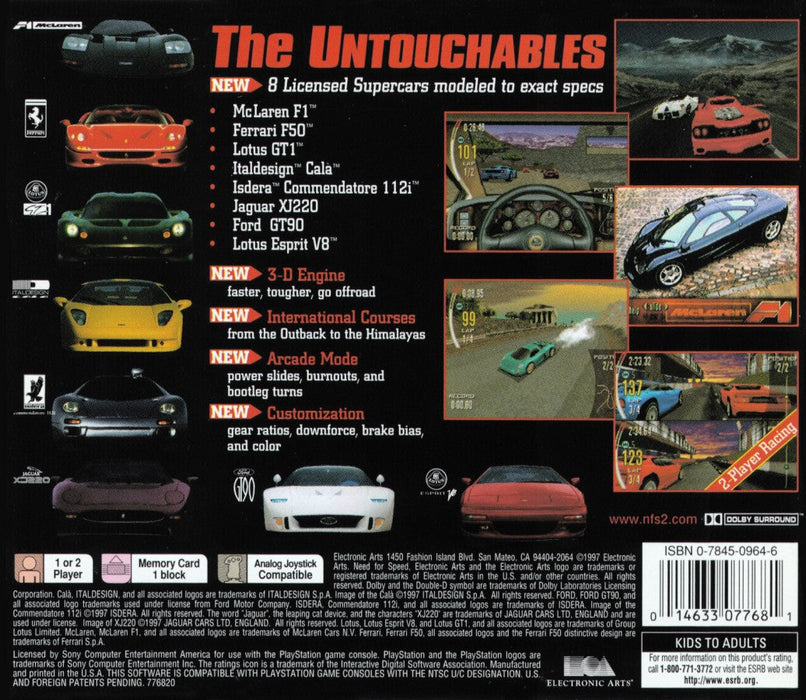 Need for Speed 2 [Greatest Hits] – PlayStation 1 (PS1) - for just $10.99! 