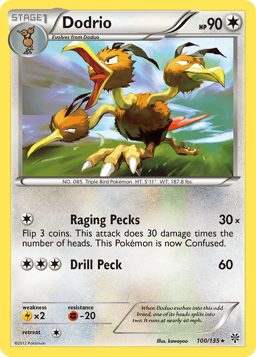Dodrio (100/135) [Black & White: Plasma Storm] - for just $0.25! 