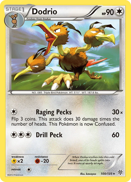 Dodrio (100/135) [Black & White: Plasma Storm] - for just $0.25! 