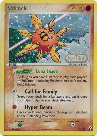 Solrock (25/92) (Stamped) [EX: Legend Maker] - for just $9.85! 