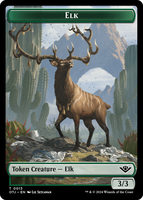 Elk Token [Outlaws of Thunder Junction Tokens] - Just $0.15! Shop now at Retro Gaming of Denver