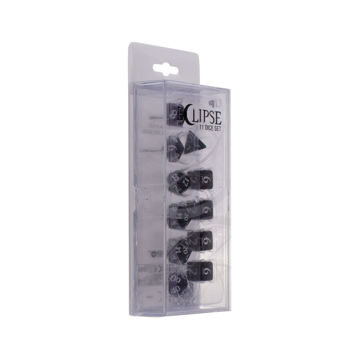 Ultra PRO: 11-Dice Set - Eclipse (Jet Black) - Just $9.95! Shop now at Retro Gaming of Denver