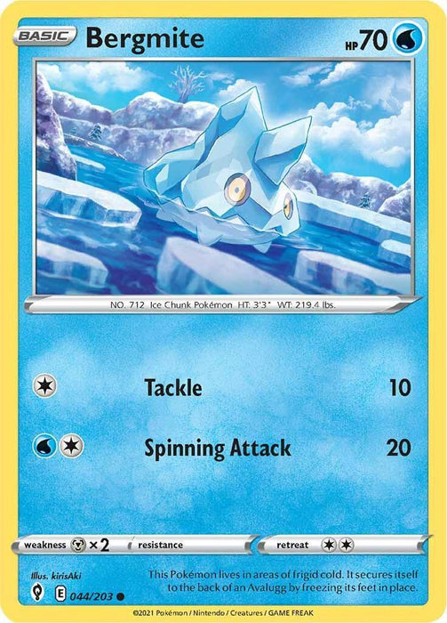 Bergmite (044/203) [Sword & Shield: Evolving Skies] - for just $0.10! 