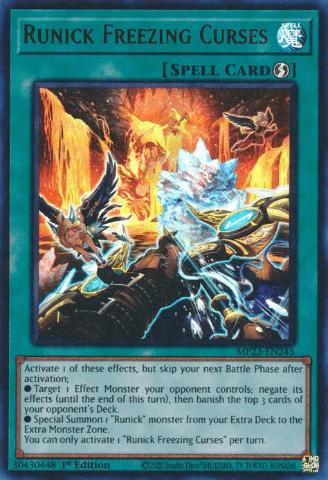 Runick Freezing Curses [MP23-EN245] Ultra Rare - for just $0.25! 