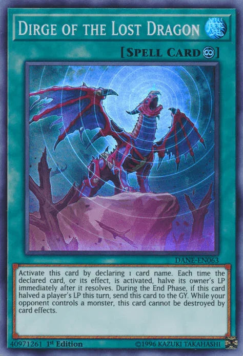 Dirge of the Lost Dragon [DANE-EN063] Super Rare - for just $0.10! 