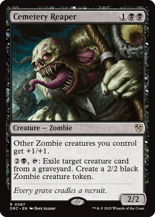 Cemetery Reaper (DRC-087) - Commander: Aetherdrift - for just $0.08! 