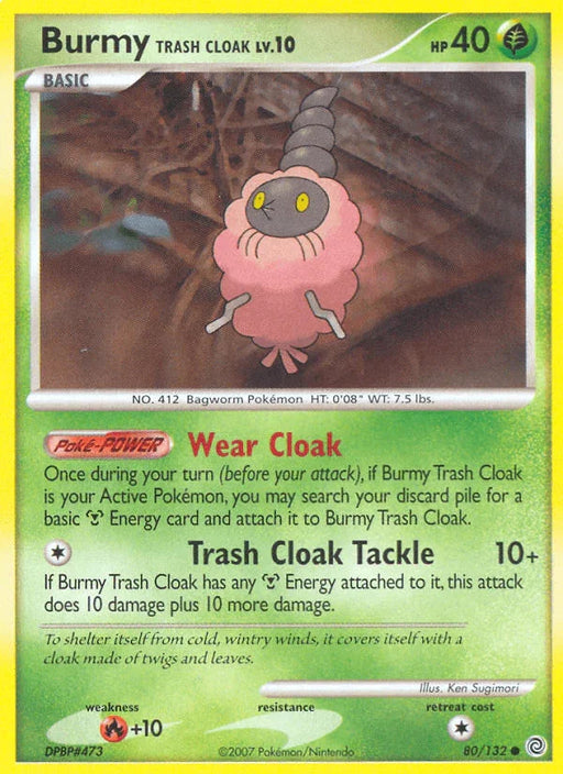 Burmy Trash Cloak (80/132) [Diamond & Pearl: Secret Wonders] - for just $0.35! 