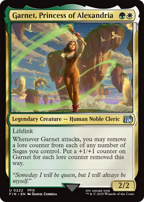 Garnet, Princess of Alexandria (FIN-222) - FINAL FANTASY Foil - for just $0.11! 