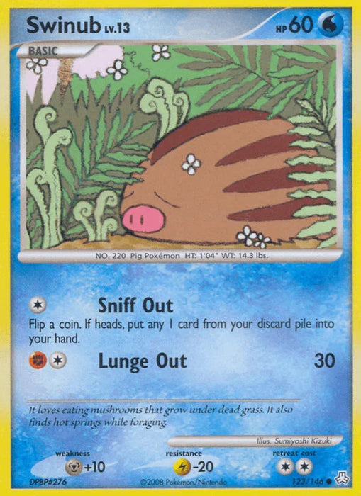 Swinub (123/146) [Diamond & Pearl: Legends Awakened] - for just $0.15! 