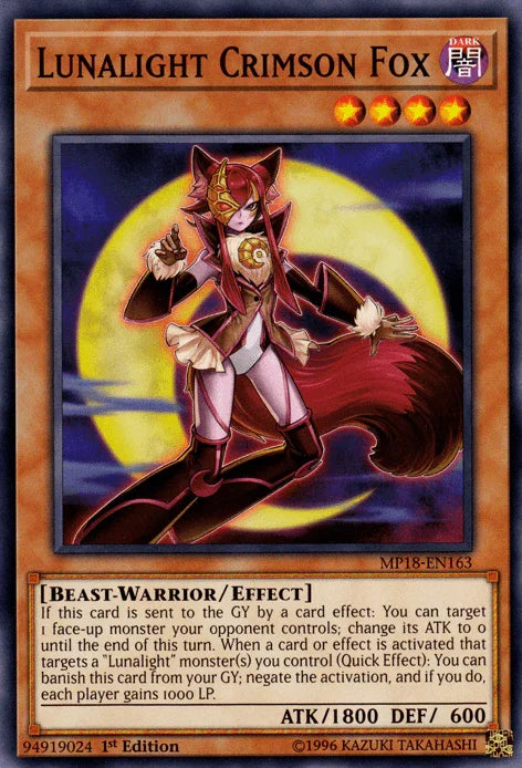 Lunalight Crimson Fox [MP18-EN163] Common - for just $0.10! 
