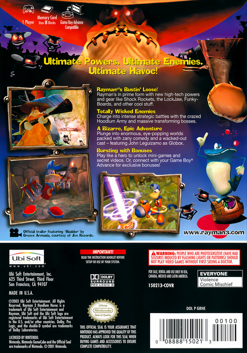 Rayman 3: Hoodlum Havoc – GameCube (GC) - for just $36.99! 
