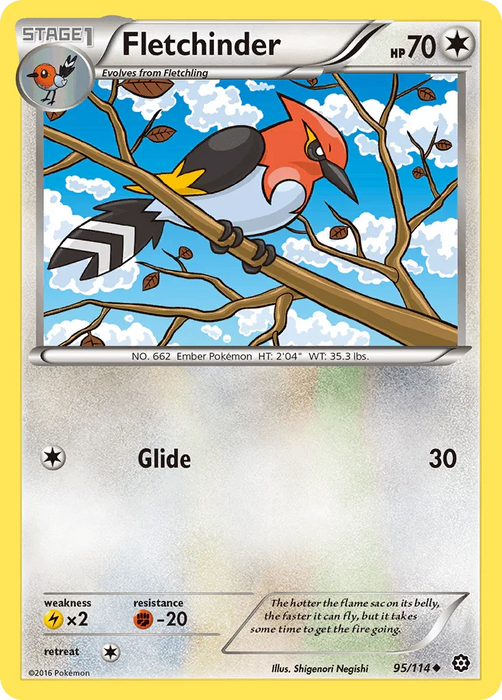 Fletchinder (95/114) [XY: Steam Siege] - for just $0.10! 