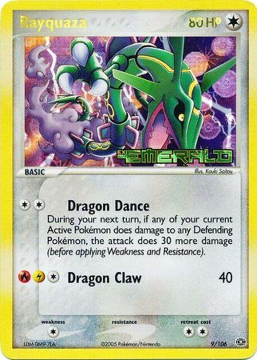 Rayquaza (9/106) (Stamped) [EX: Emerald] - for just $220! 