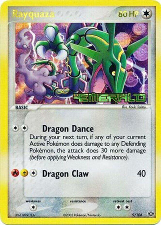 Rayquaza (9/106) (Stamped) [EX: Emerald] - for just $320! 