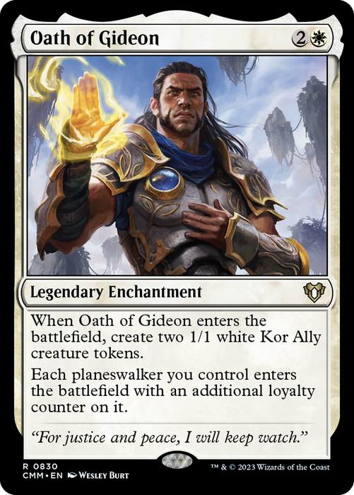 Oath of Gideon (CMM-830) - Commander Masters - for just $0.06! 