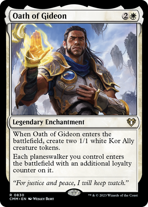 Oath of Gideon (CMM-830) - Commander Masters - for just $0.06! 