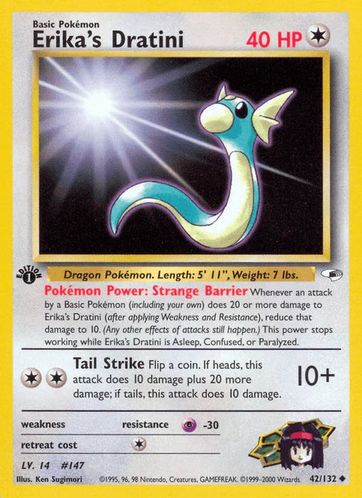 Erika's Dratini (42/132) [Gym Heroes 1st Edition] - for just $2.30! 