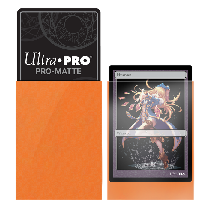 Ultra PRO: Small 60ct Sleeves - PRO-Matte (Orange) - Just $0! Shop now at Retro Gaming of Denver