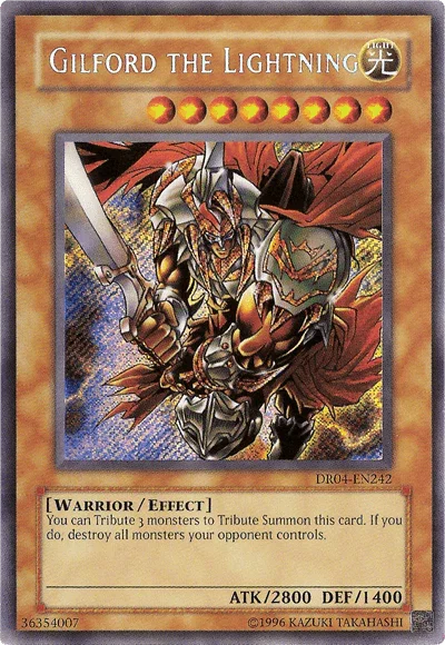 Gilford the Lightning [DR04-EN242] Secret Rare - for just $52! 