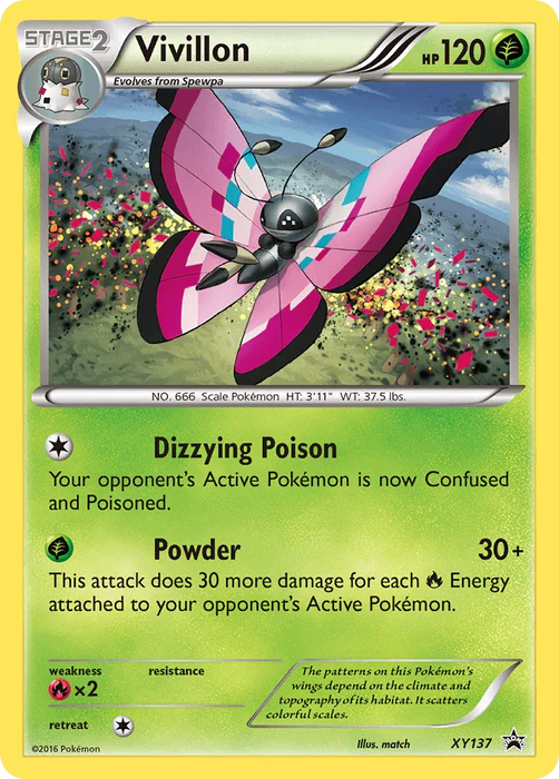 Vivillon (XY137) [XY: Black Star Promos] - for just $0.95! 