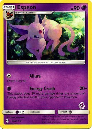 Espeon (89/214) (Mewtwo Deck) [Battle Academy 2020] - for just $0.60! 