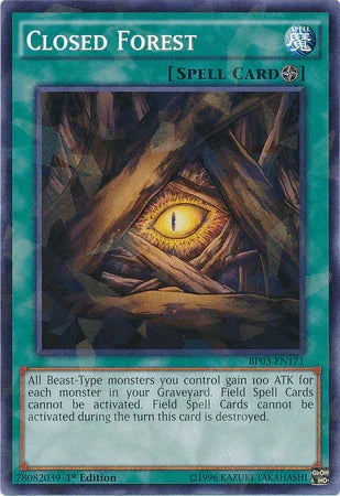 Closed Forest [BP03-EN171] Shatterfoil Rare - for just $0.50! 
