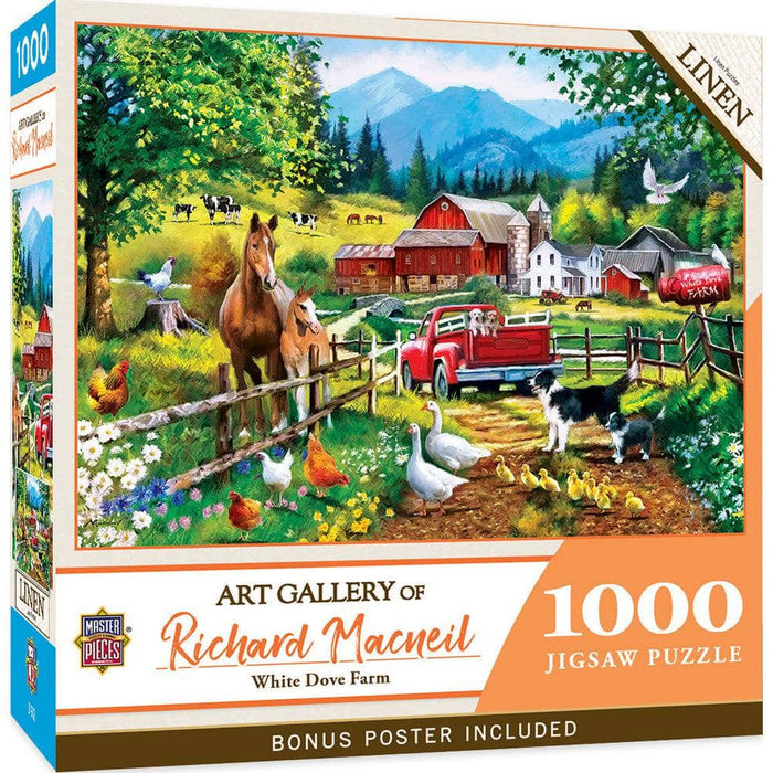 Art Gallery - White Dove Farm 1000 Piece Jigsaw Puzzle - for just $16.99! 