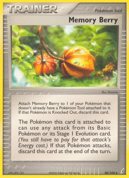 Memory Berry (80/100) [EX: Crystal Guardians] - for just $0.30! 