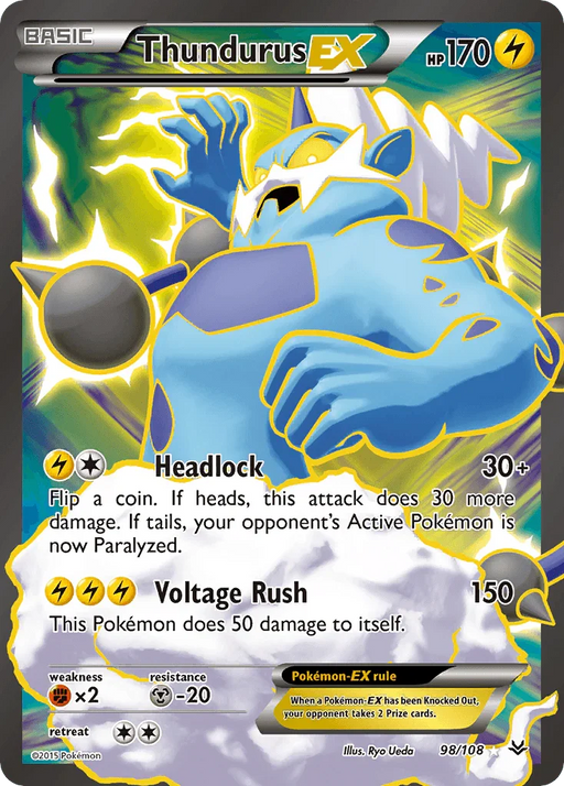 Thundurus EX (98/108) [XY: Roaring Skies] - for just $7.30! 