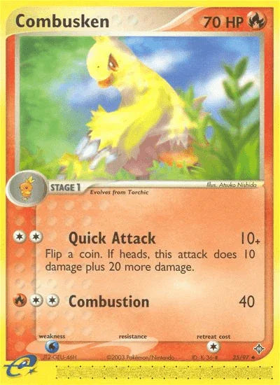 Combusken (25/97) [EX: Dragon] - for just $0.50! 