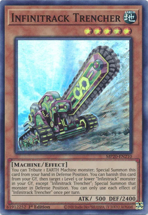 Infinitrack Trencher [MP20-EN210] Super Rare - for just $0.10! 