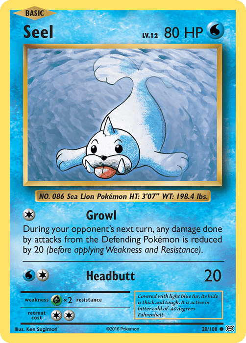 Seel (28/108) [XY: Evolutions] - for just $0.10! 