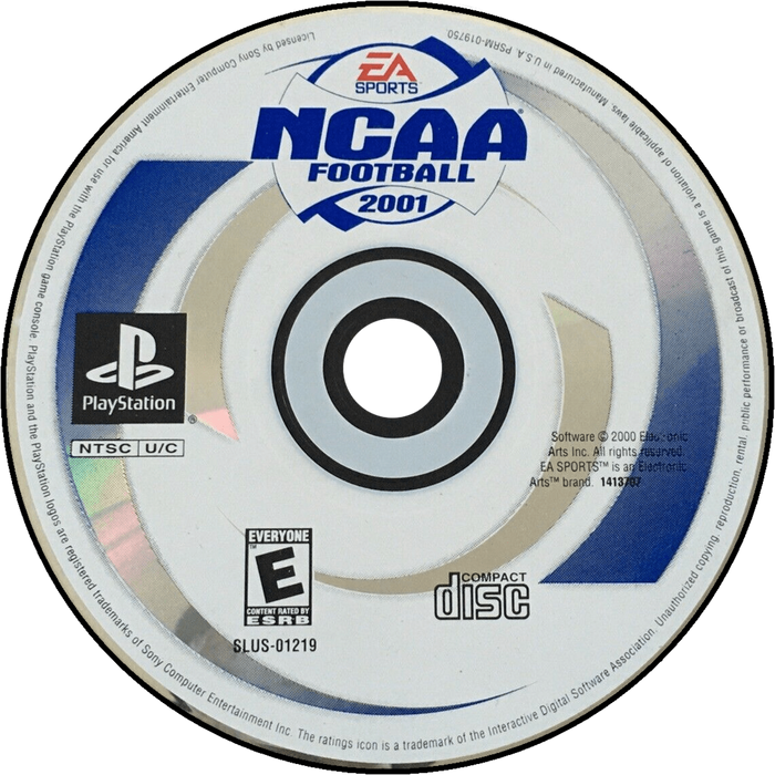NCAA Football 2001 – PlayStation 1 (PS1) - for just $6.99! 