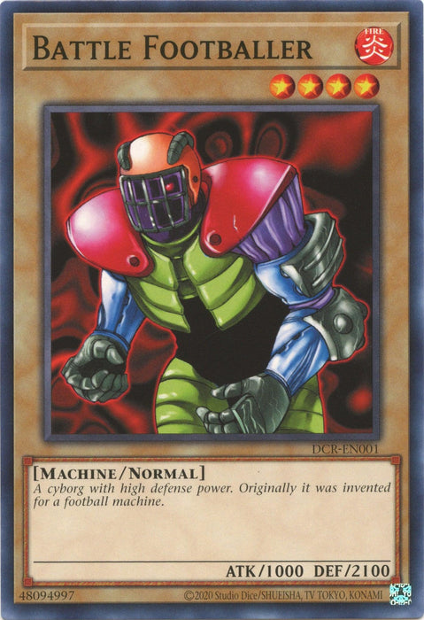 Battle Footballer (25th Anniversary) [DCR-EN001] Common - for just $0.10! 