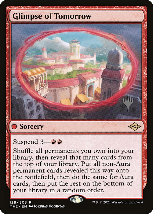 Glimpse of Tomorrow (PPMKM-129P) - Modern Horizons 2 Promos - for just $0.09! 