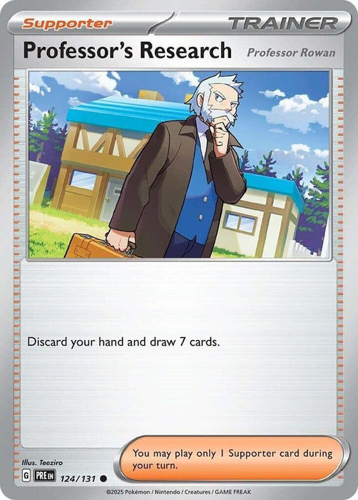 Professor's Research (124/131) [Professor Rowan] [Scarlet & Violet: Prismatic Evolutions] - for just $0.10! 