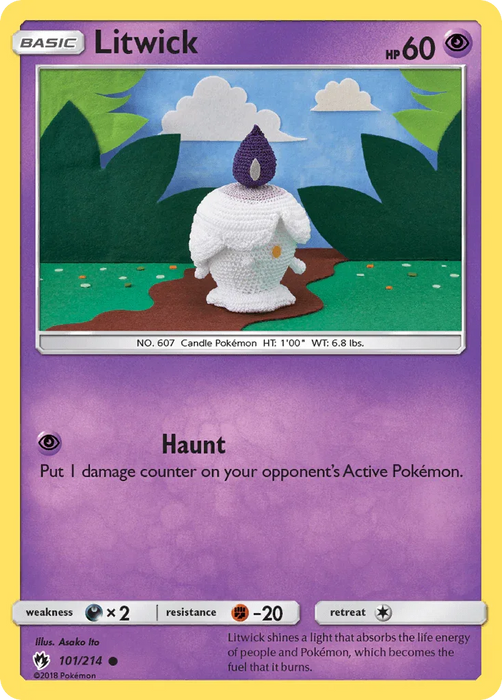 Litwick (101/214) [Sun & Moon: Lost Thunder] - for just $1! 