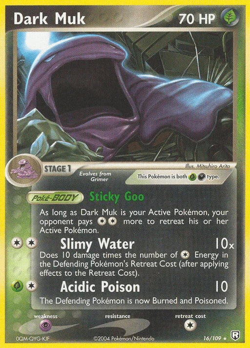 Dark Muk (16/109) [EX: Team Rocket Returns] - for just $3.35! 