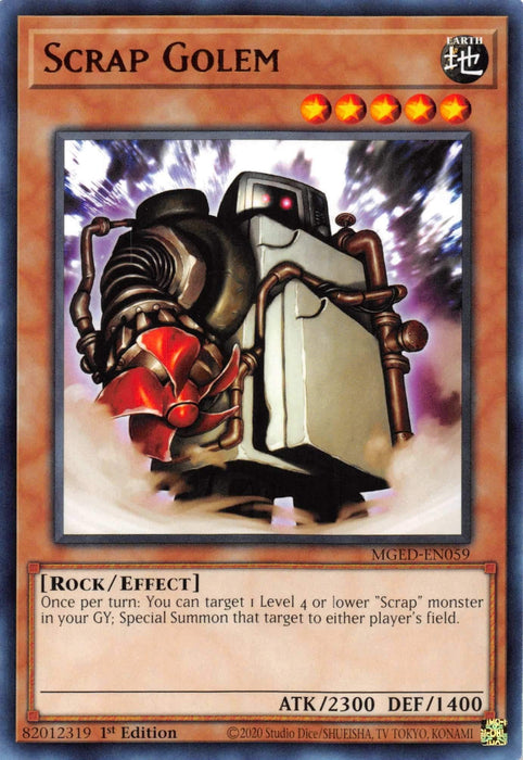 Scrap Golem [MGED-EN059] Rare - for just $0.10! 