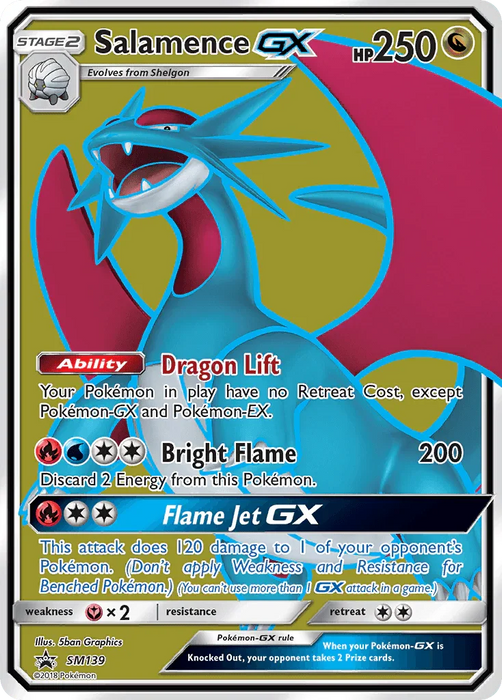 Salamence GX (SM139) [Sun & Moon: Black Star Promos] - for just $5.75! 