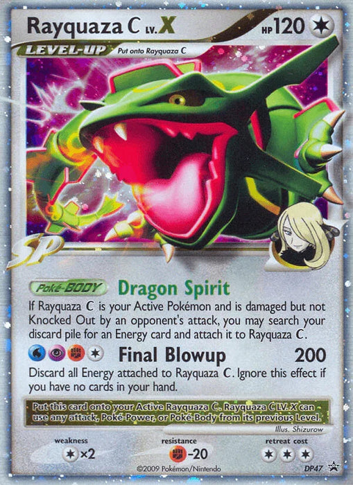 Rayquaza C LV.X (DP47) [Diamond & Pearl: Black Star Promos] - for just $144! 