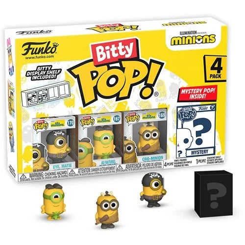 Minions Eye Matie Funko Bitty Pop! Mini-Figure 4-Pack - Just $11.95! Shop now at Retro Gaming of Denver