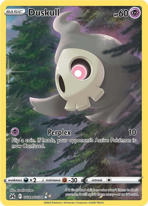 Duskull (GG28/GG70) [Sword & Shield: Crown Zenith] - for just $2.20! 