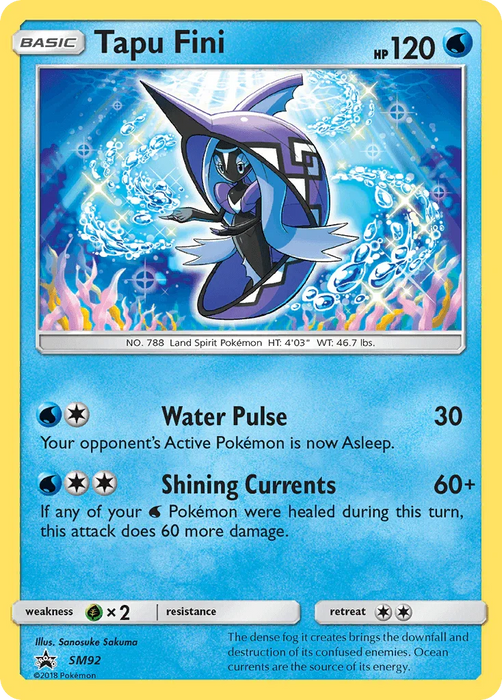 Tapu Fini (SM92) [Sun & Moon: Black Star Promos] - for just $0.70! 