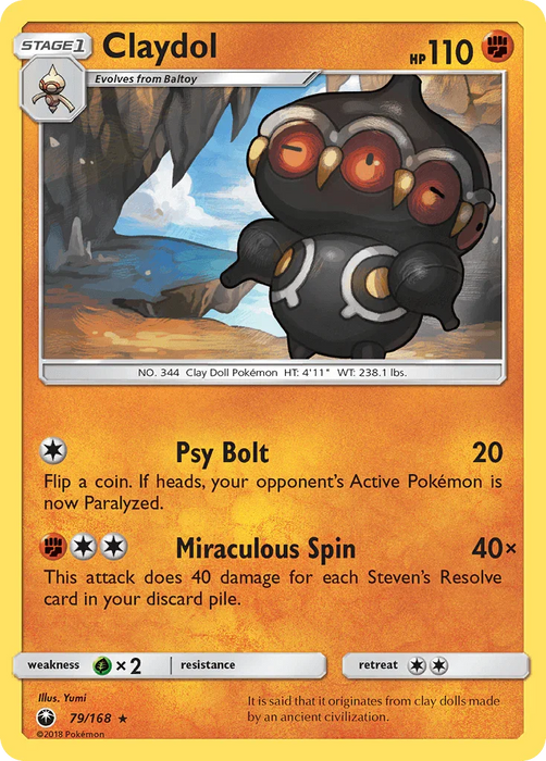 Claydol (79/168) [Sun & Moon: Celestial Storm] - for just $0.10! 
