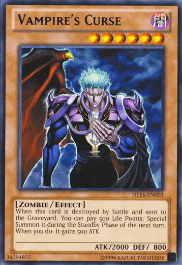 Vampire's Curse (Purple) [DL16-EN003] Rare - for just $0.40! 