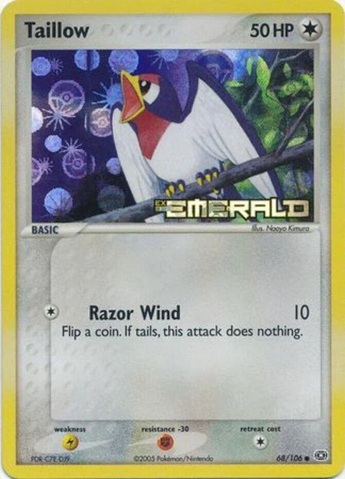 Taillow (68/106) (Stamped) [EX: Emerald] - for just $4.45! 